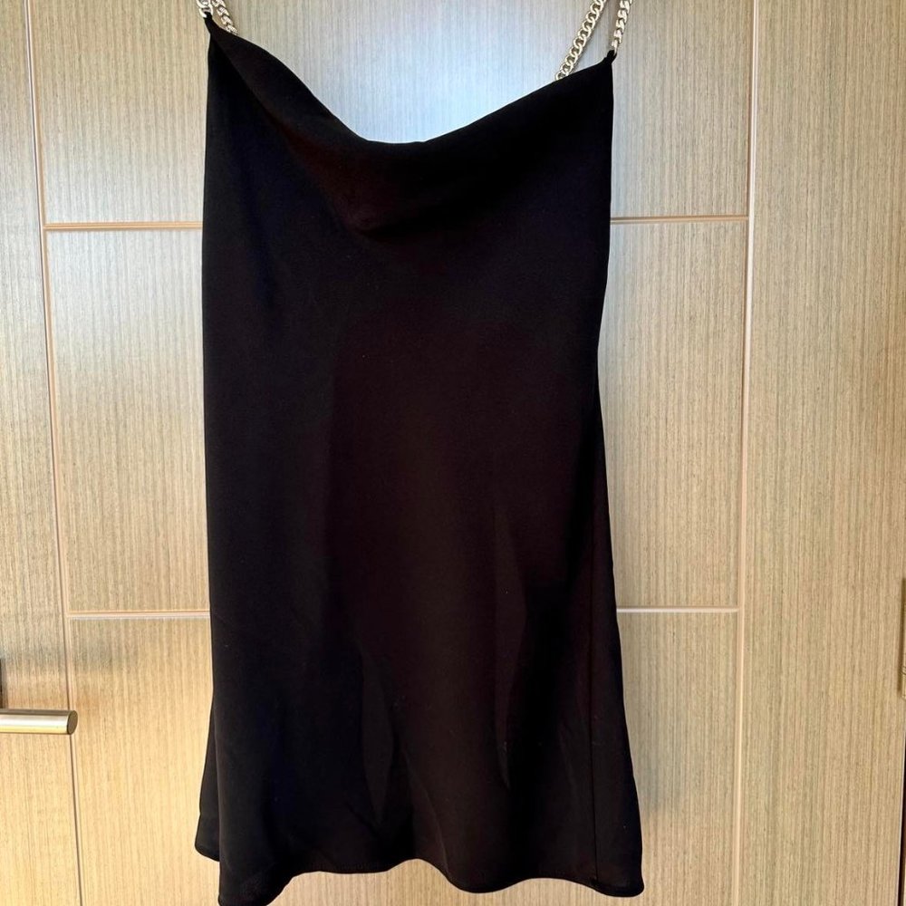 Zara Chain Straps Black Dress - Size XS